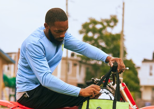 B360 Blue Dri-fit Long Sleeve