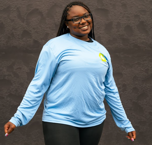 B360 Blue Dri-fit Long Sleeve