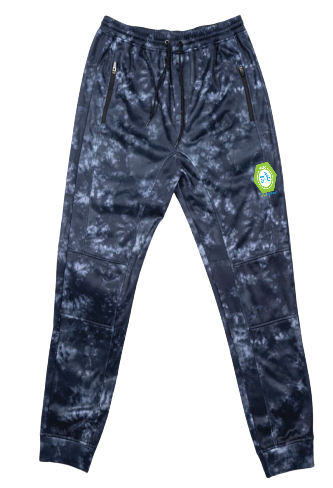 B-360 Blue Tie Dye Joggers